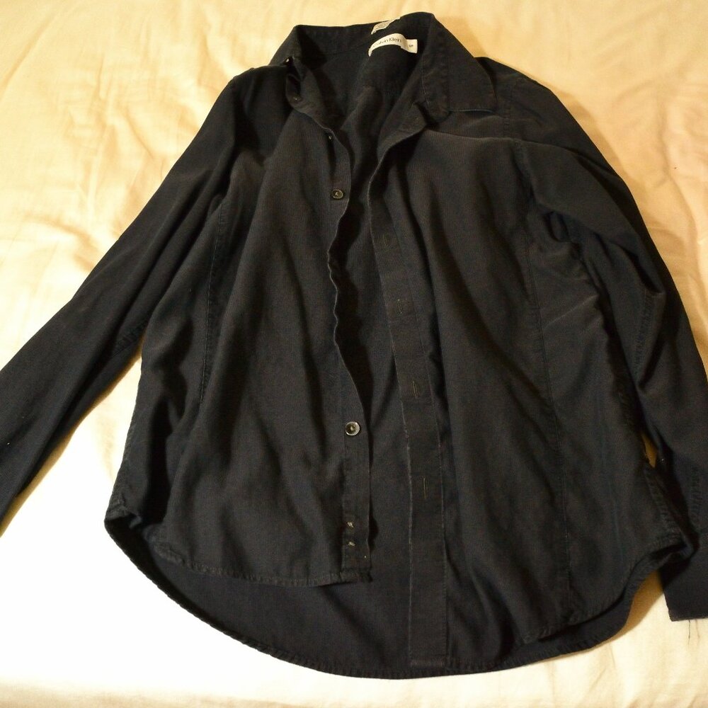 Black collared shirt
